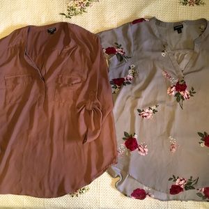 Torrid 2 women blouses georgette 
size XL